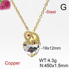 Fashion Copper Necklace  F6N406747aakl-G030