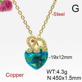 Fashion Copper Necklace  F6N406748aakl-G030