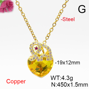 Fashion Copper Necklace  F6N406750aakl-G030
