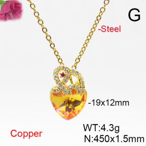 Fashion Copper Necklace  F6N406751aakl-G030
