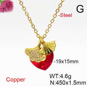 Fashion Copper Necklace  F6N406752aakl-G030