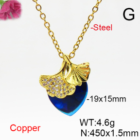 Fashion Copper Necklace  F6N406755aakl-G030