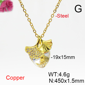 Fashion Copper Necklace  F6N406756aakl-G030