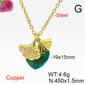 Fashion Copper Necklace  F6N406758aakl-G030
