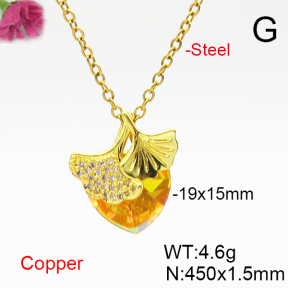 Fashion Copper Necklace  F6N406759aakl-G030