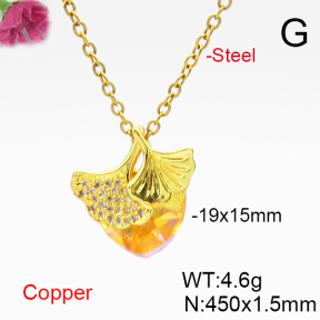 Fashion Copper Necklace  F6N406760aakl-G030