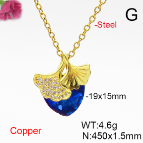Fashion Copper Necklace  F6N406761aakl-G030