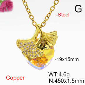 Fashion Copper Necklace  F6N406762aakl-G030