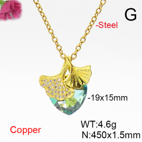Fashion Copper Necklace  F6N406764aakl-G030