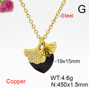 Fashion Copper Necklace  F6N406765aakl-G030