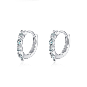 925 Silver Earrings  WT:0.85g  11mm  JE4773vhmm-Y08  RHE1426-RHE1427