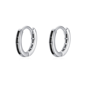 925 Silver Earrings  WT:0.9g  10mm  JE4775vivj-Y08  RHE1434-RHE1437