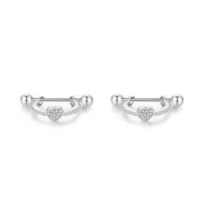 925 Silver Earrings  WT:1.35g  11.7mm  JE4788aikp-Y08  RHE1431