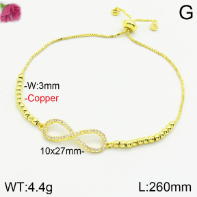 Fashion Copper Bracelet  F2B401487vbpb-J48