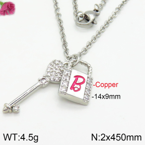 Fashion Copper Necklace  F2N400670bhva-J48