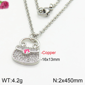 Fashion Copper Necklace  F2N400671bhva-J48