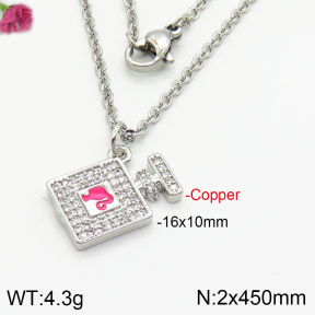 Fashion Copper Necklace  F2N400675bhva-J48