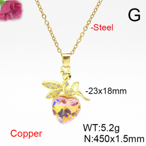 Fashion Copper Necklace  F6N406768aakl-G030