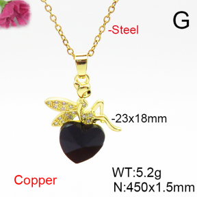 Fashion Copper Necklace  F6N406769aakl-G030