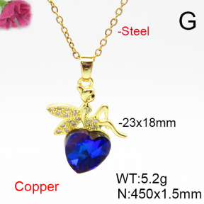 Fashion Copper Necklace  F6N406770aakl-G030