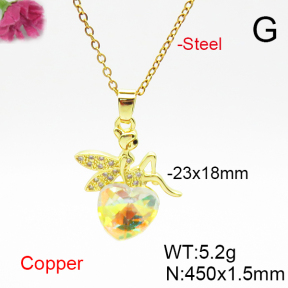 Fashion Copper Necklace  F6N406771aakl-G030