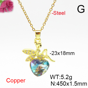 Fashion Copper Necklace  F6N406772aakl-G030