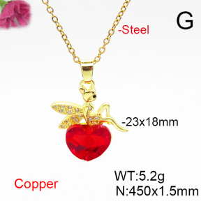 Fashion Copper Necklace  F6N406773aakl-G030