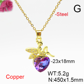 Fashion Copper Necklace  F6N406777aakl-G030