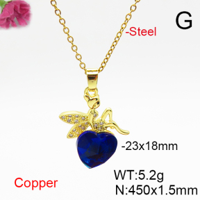 Fashion Copper Necklace  F6N406778aakl-G030