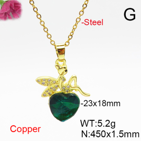 Fashion Copper Necklace  F6N406779aakl-G030