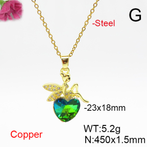 Fashion Copper Necklace  F6N406780aakl-G030