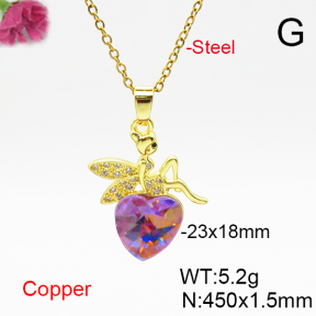 Fashion Copper Necklace  F6N406781aakl-G030