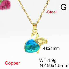 Fashion Copper Necklace  F6N406788aakl-G030