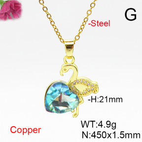 Fashion Copper Necklace  F6N406789aakl-G030