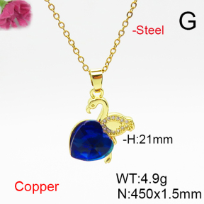 Fashion Copper Necklace  F6N406791aakl-G030
