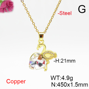 Fashion Copper Necklace  F6N406792aakl-G030