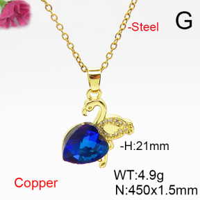 Fashion Copper Necklace  F6N406797aakl-G030