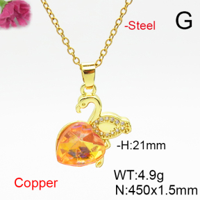 Fashion Copper Necklace  F6N406800aakl-G030