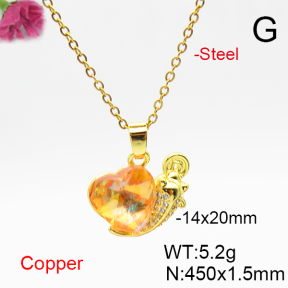 Fashion Copper Necklace  F6N406803aakl-G030