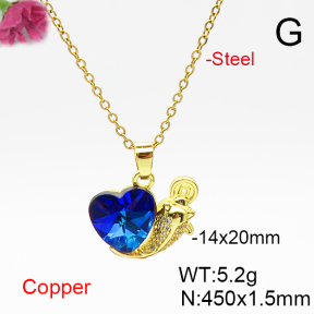 Fashion Copper Necklace  F6N406806aakl-G030