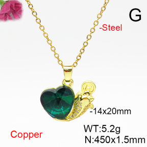Fashion Copper Necklace  F6N406807aakl-G030