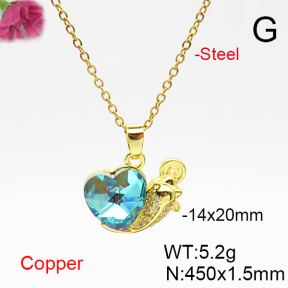 Fashion Copper Necklace  F6N406808aakl-G030