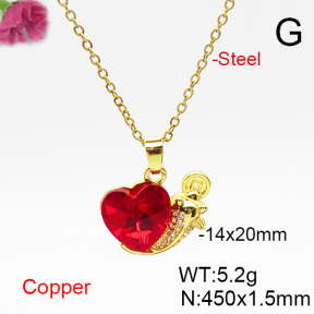 Fashion Copper Necklace  F6N406809aakl-G030