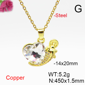 Fashion Copper Necklace  F6N406811aakl-G030