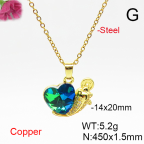 Fashion Copper Necklace  F6N406812aakl-G030