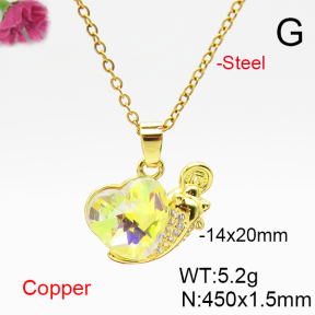 Fashion Copper Necklace  F6N406815aakl-G030