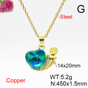 Fashion Copper Necklace  F6N406816aakl-G030