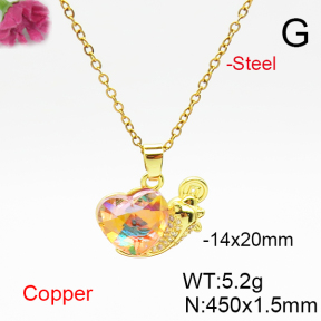 Fashion Copper Necklace  F6N406817aakl-G030