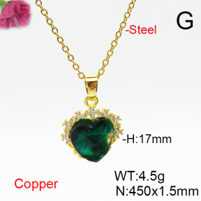 Fashion Copper Necklace  F6N406818aakl-G030