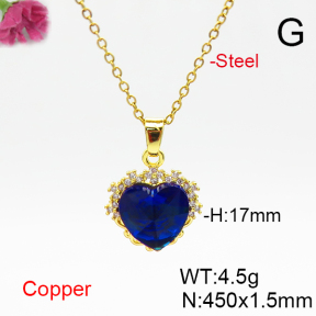 Fashion Copper Necklace  F6N406819aakl-G030